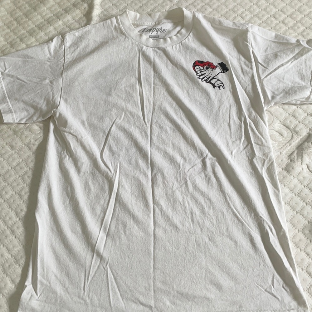 Empyre T-shirt. Red,black and white. Size Medium